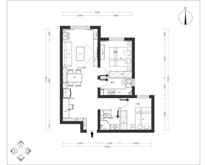 80㎡的兩室一廳怎么設(shè)計(jì)？不如看看這兩套徐建平的作品！